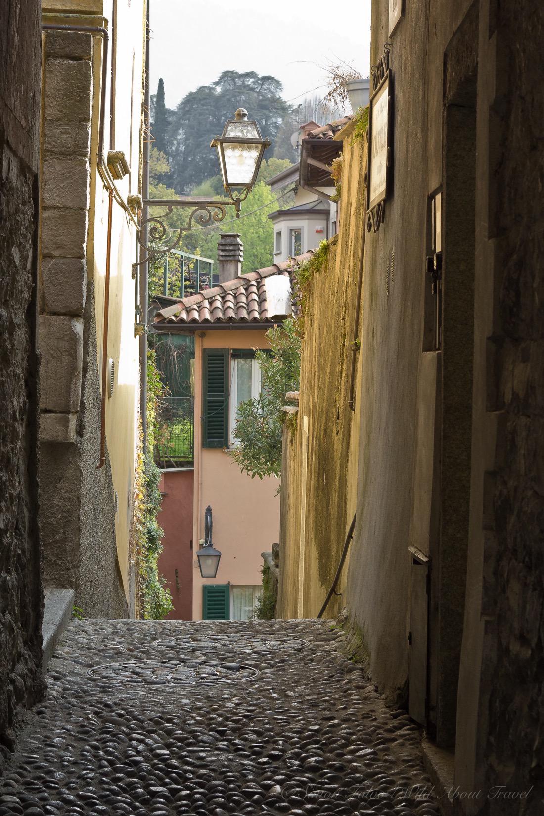 Italy, Bellagio Cobblestone Alleys