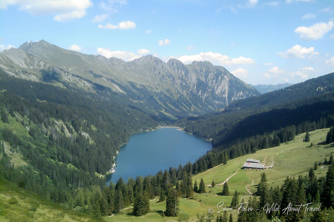 Lake Arnensee from above