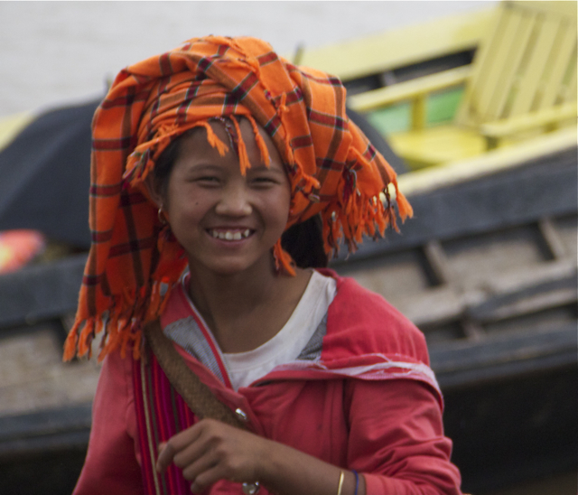 Smiling Burma Girl