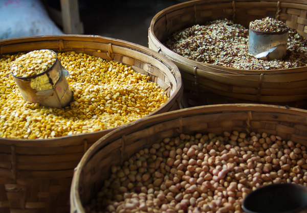 Burmese Market, Dried Legumes