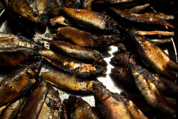 Gambia Fried Fish at the market