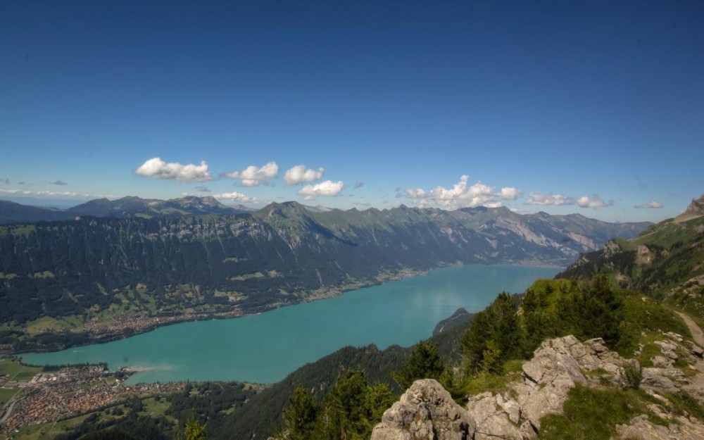 Schynige Platte, View on Lake Brienz