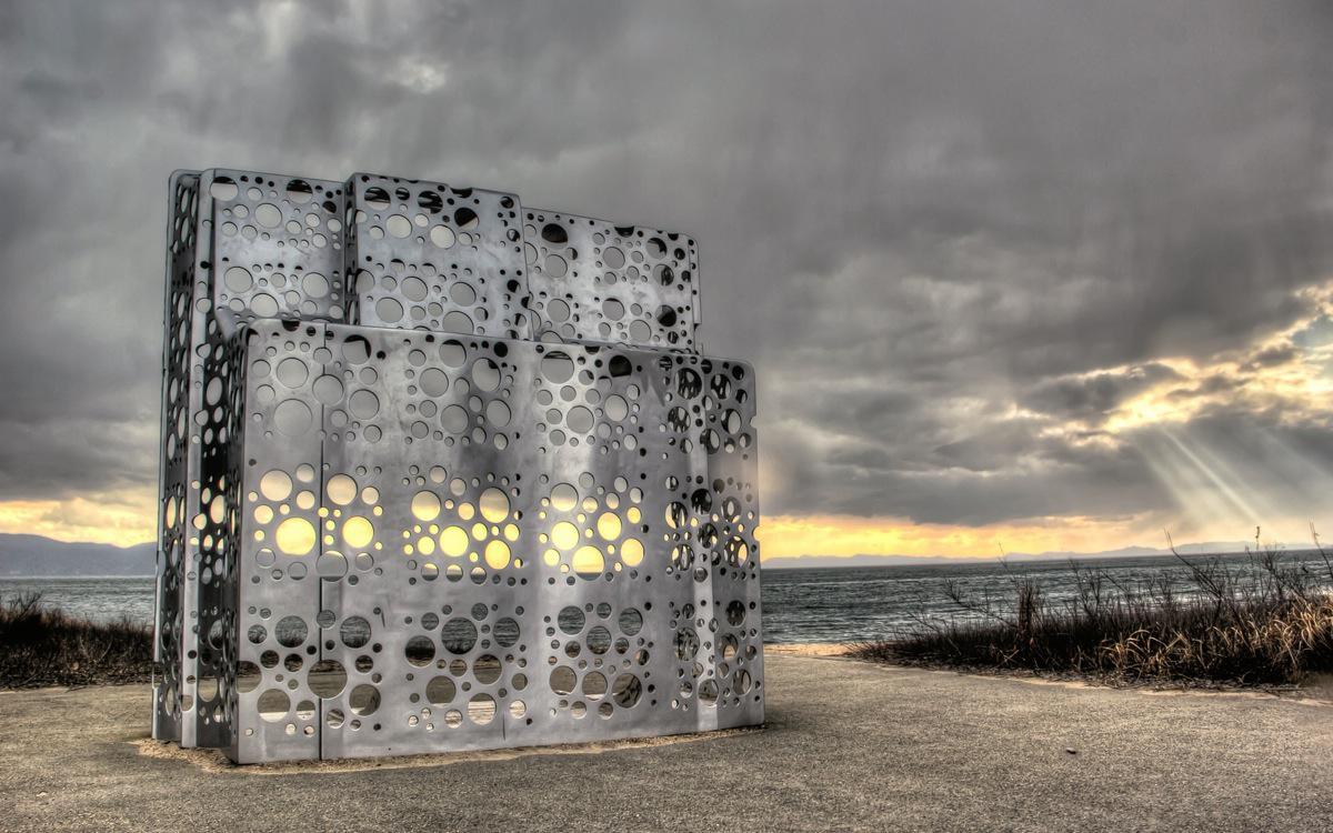 Naoshima, Shipyard Works: Stern with Hole, by Shinro Ohtake