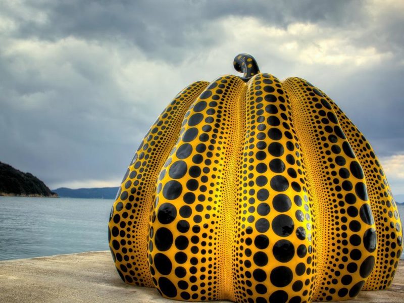 Pop Art Yayoi Kusama s Yellow Pumpkin In Naoshima pop-art-yayoi-kusama-s-yellow-pumpkin-in-naoshima