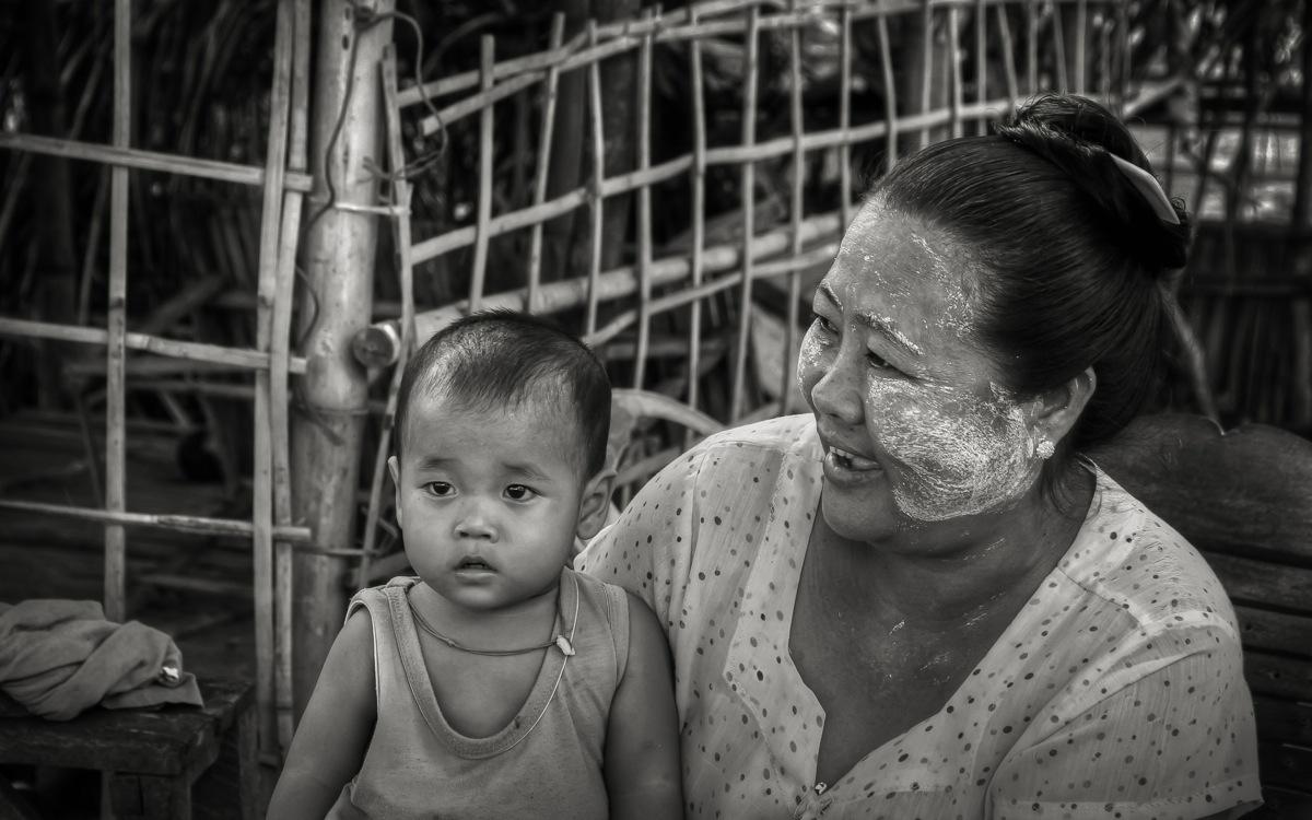 Burma Mother and Child