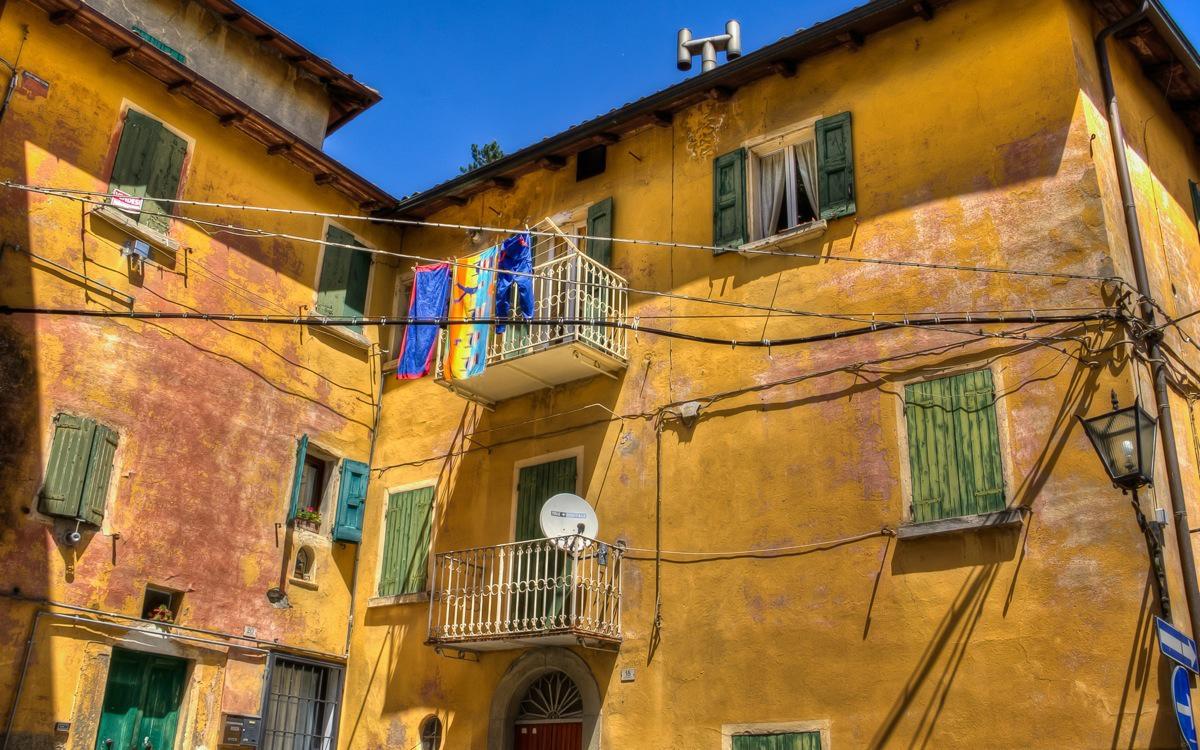 Porretta Terme Colored Houses