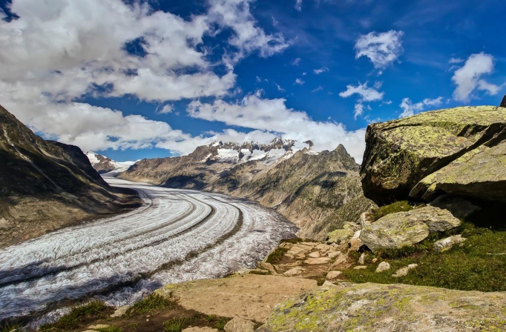 Best of Switzerland: Hiking Along the Wonderful Aletsch Glacier