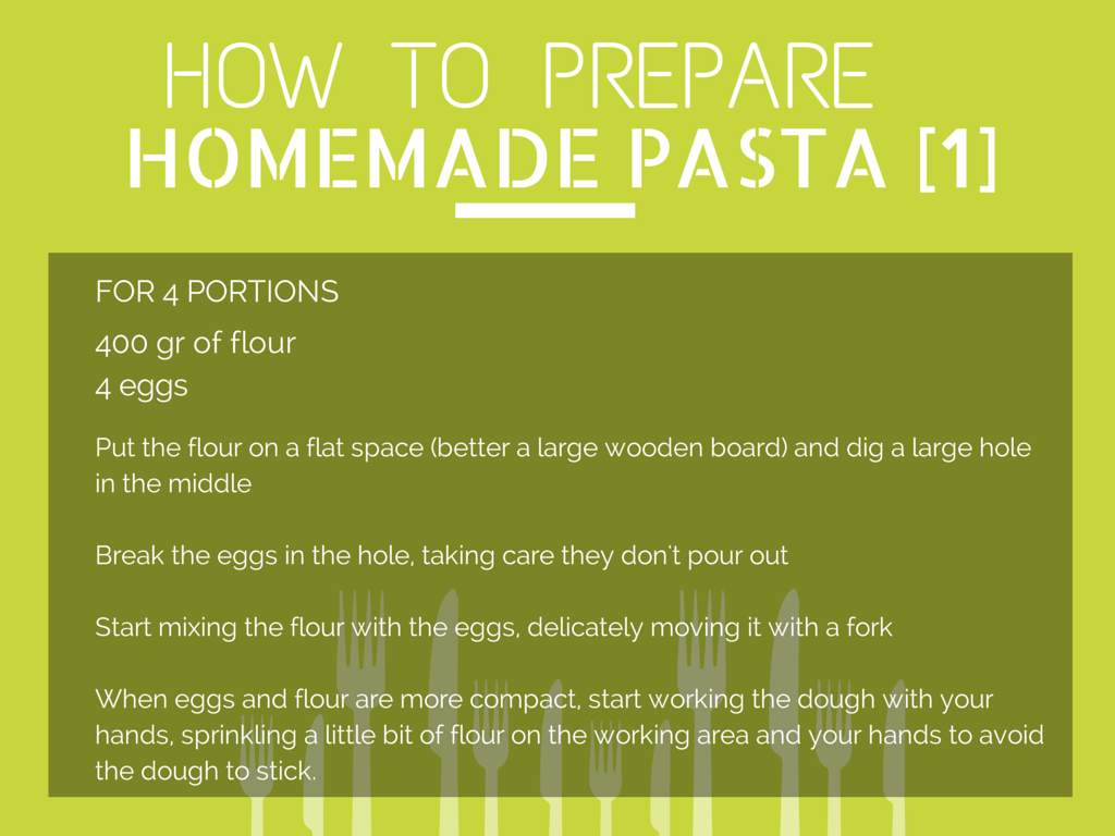 How to Prepare Homemade Pasta [Step 1]