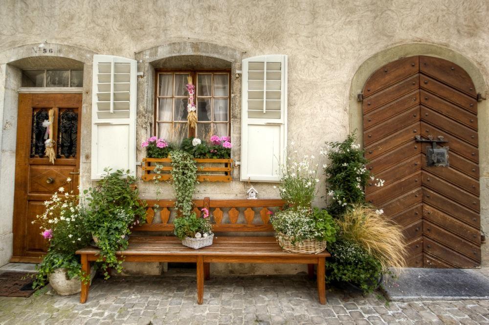 Decorative Bench in Gruyères