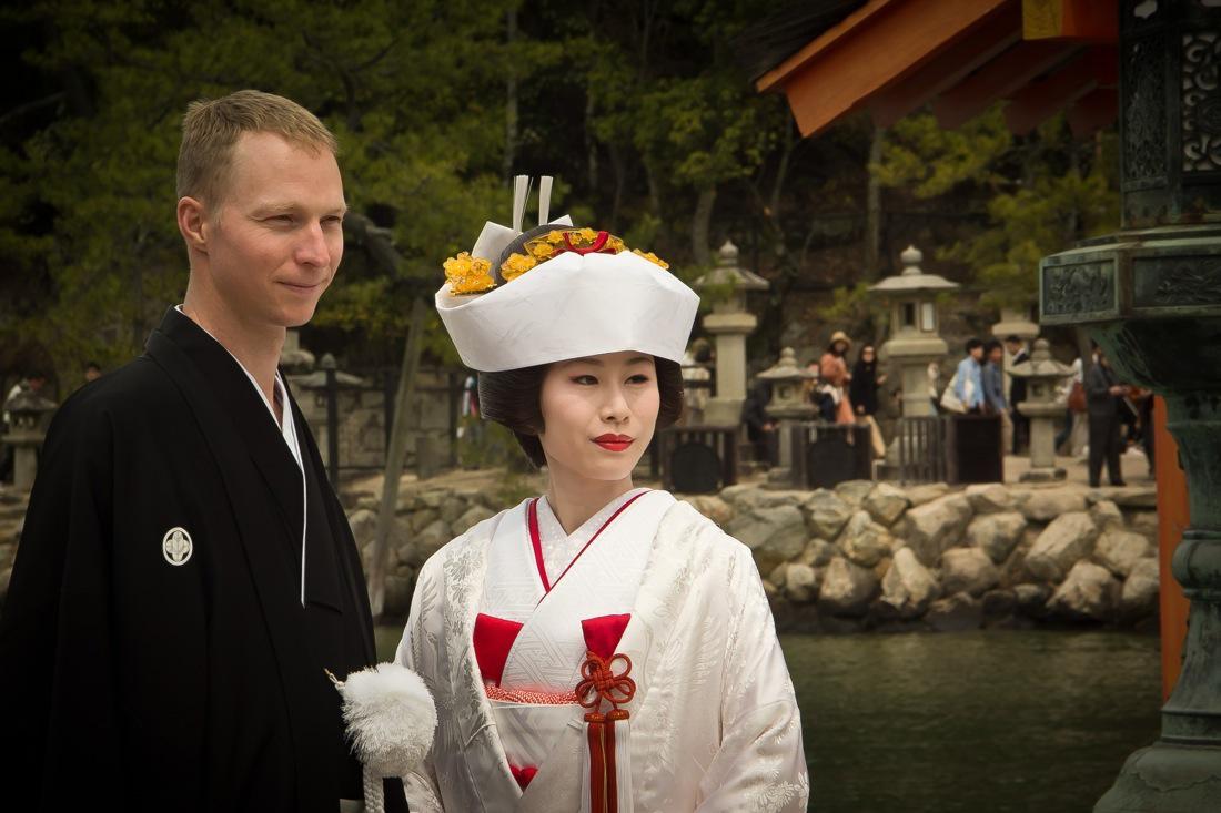 A Traditional Japanese Wedding in Miyajima