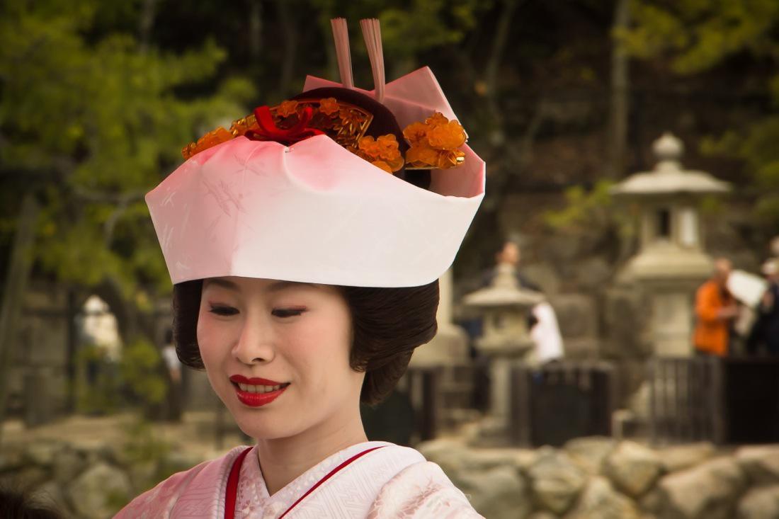 Woman in Traditonal japanese Wedding Dress