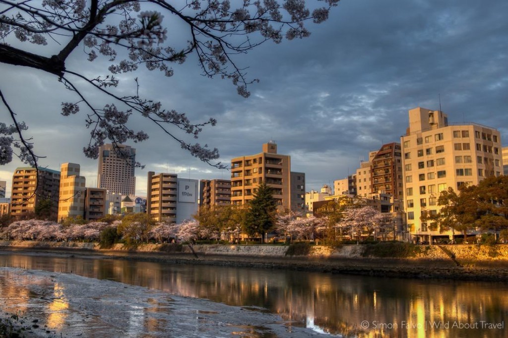 Hiroshima - Sunset Along the River