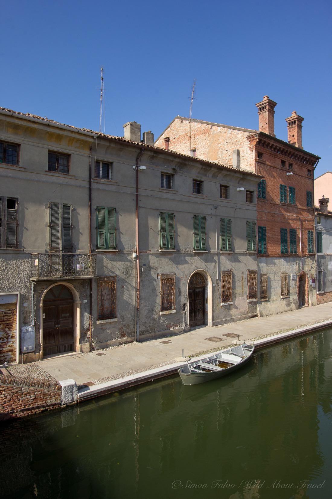 Comacchio, Lonely Boat on the Canal