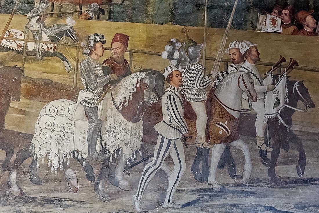 Frescoes, Malpaga Castle