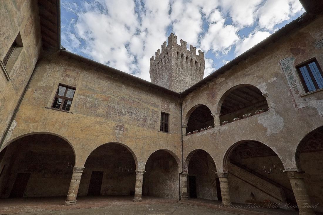 Malpaga Castle Courtyard