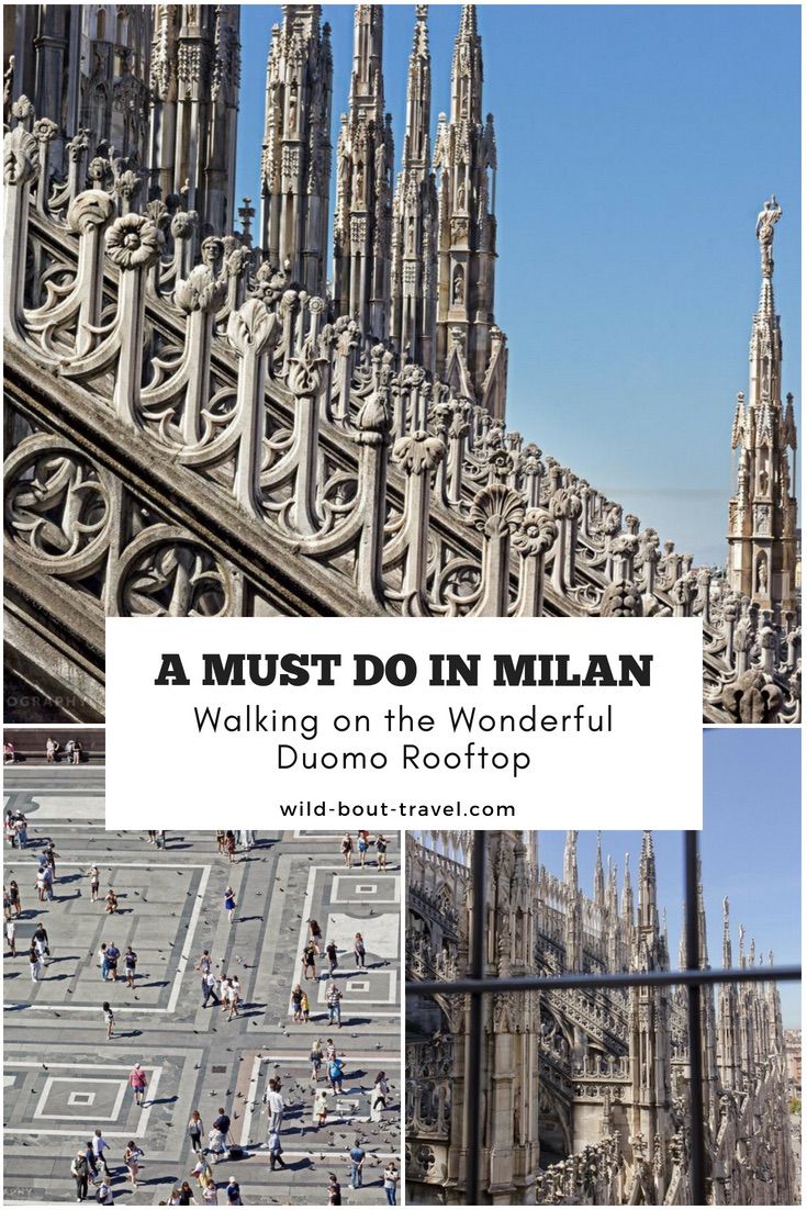 Must do in Milan Walk Milan Duomo Rooftop