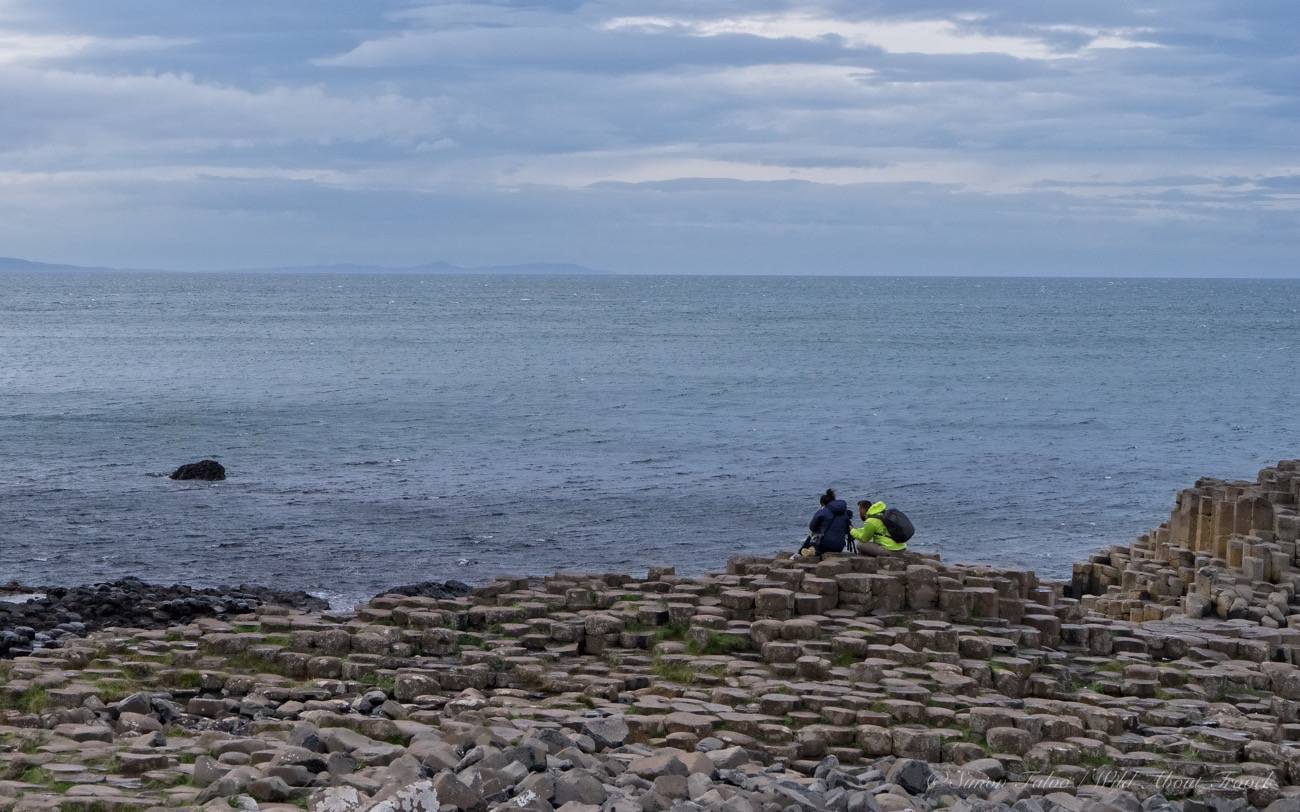 Waiting for sunset at the Giant's Causeway