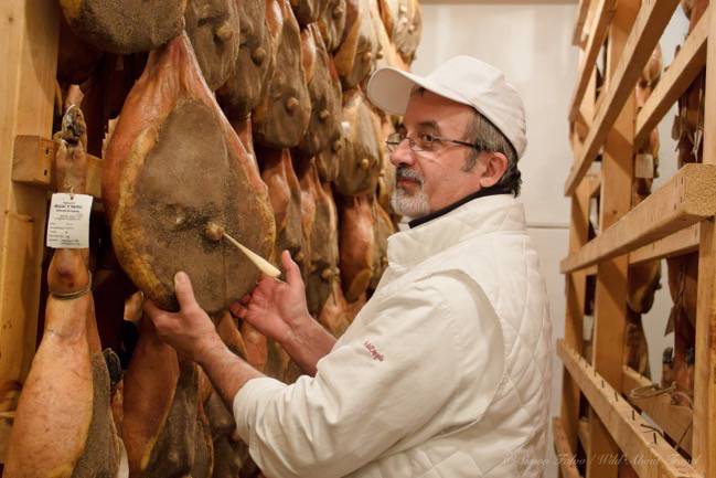 Parma Ham Tasting Process