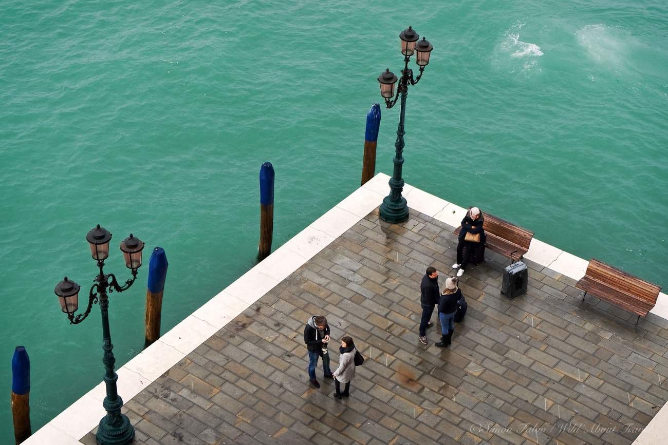 La Giudecca Waiting for the Taxi Boat