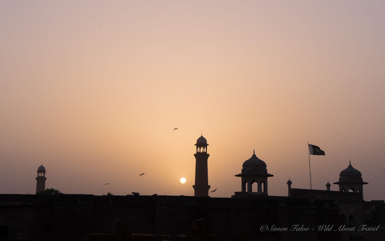 Lahore Fort at Sunset