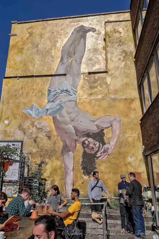 Bristol Street Art - Jesus Breakdance by Cosmo Sarson