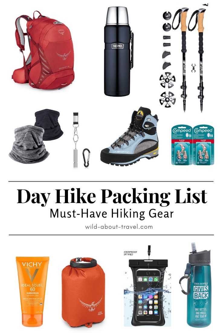 Day Hike Packing List Lightweight MustHave Hiking Gear