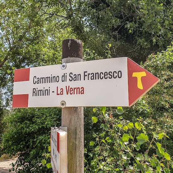 Cammino di San Francesco Signs