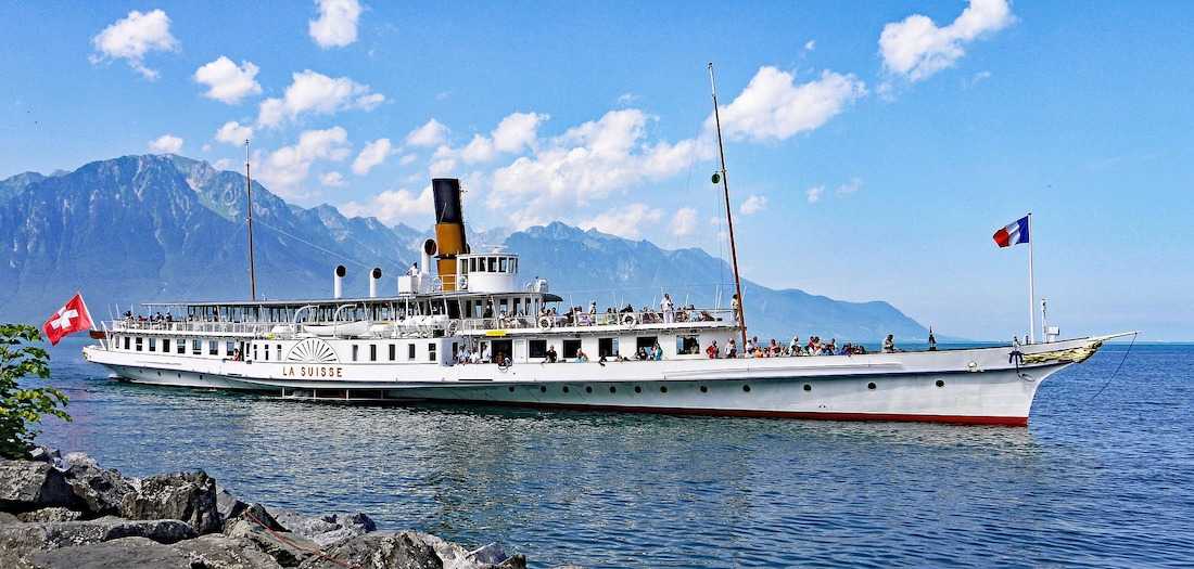 Steamboat on Lake Geneva