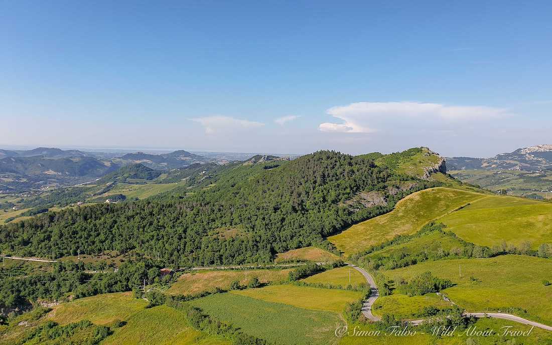 The view from San Leo Fort