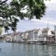 Switzerland, Zurich Old Town along the Limmat River