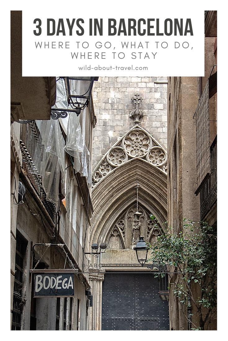 3 days in Barcelona itinerary