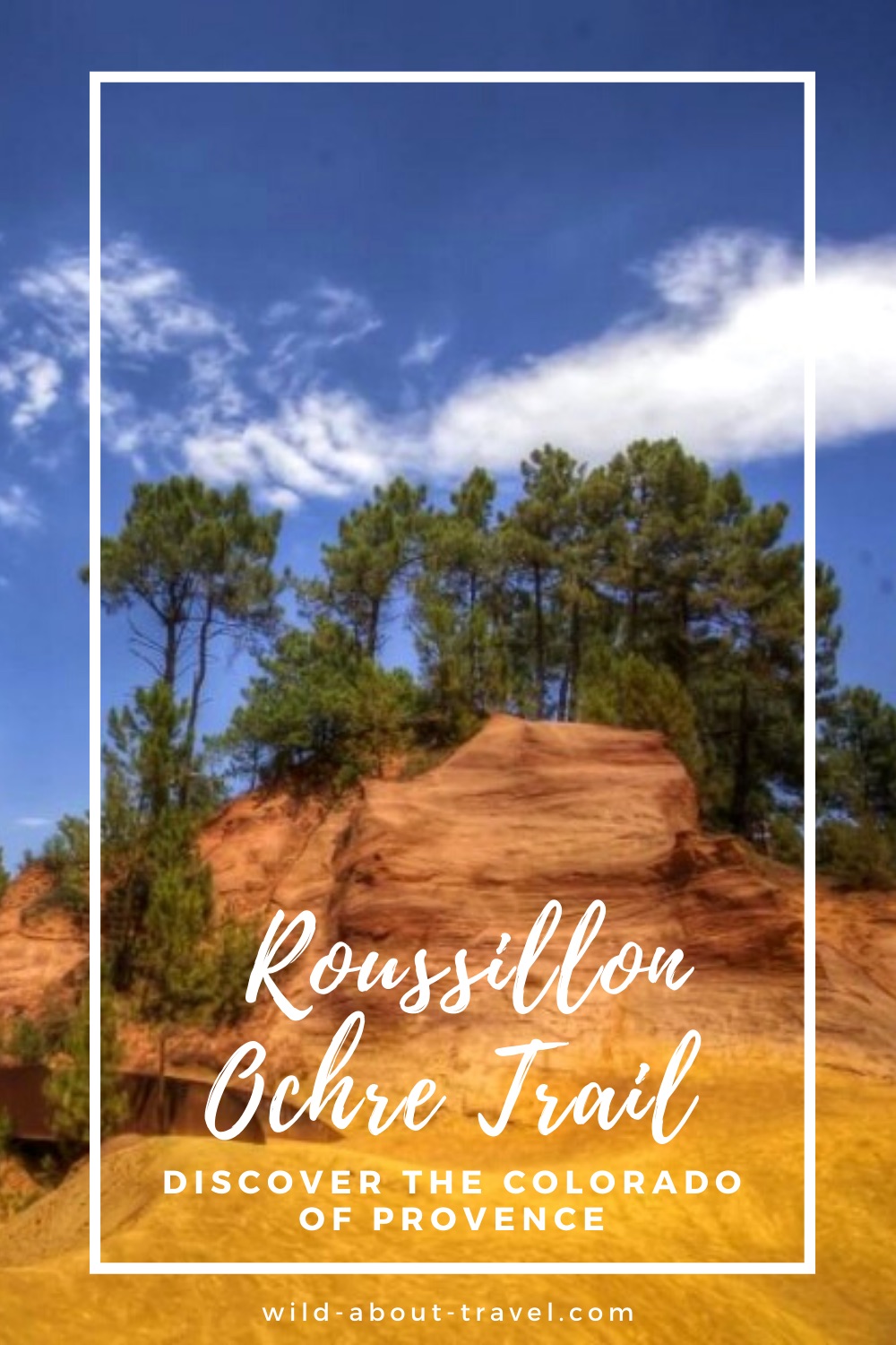 France, Roussillon Ochre Trail