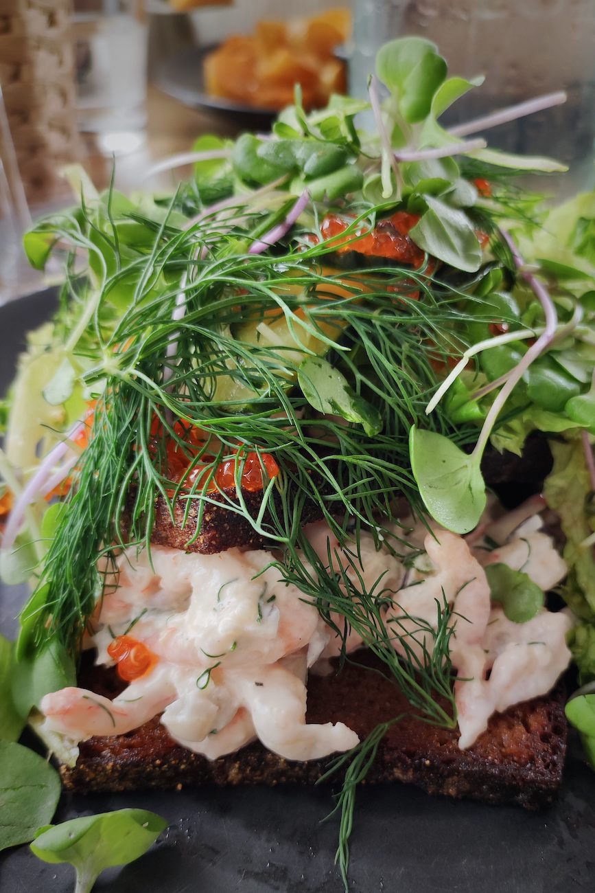 Traditional Skagen - Swedish Shrimp Toast